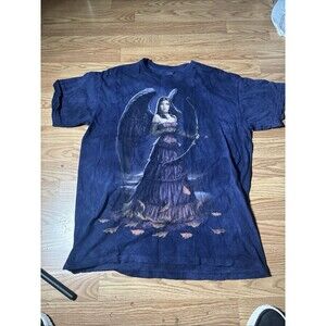 The Mountain Fairy Archer Dark Angel Fantasy Gothic T Shirt Size Large Tie Dye